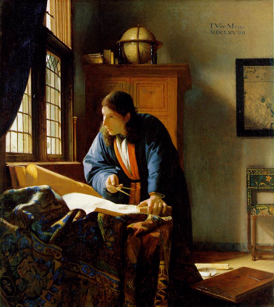 The Geographer by Jan Vermeer